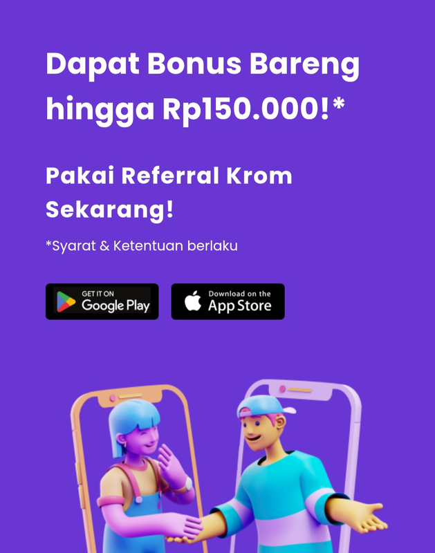 Image 0 for DAPET 150K GRATIS DARI KROM BANK