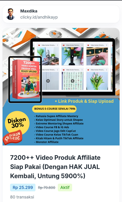Sudah 79+ Orang Membuktikan Produk Kami 🤩