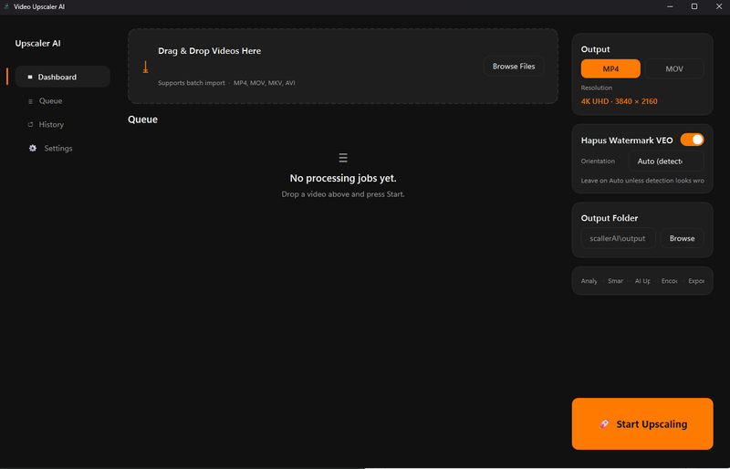 Highlight image for 4K Video Upscaler - 100% Local, No API, No Tokens