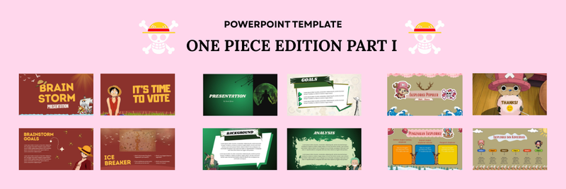 Highlight image for Template PPT One Piece โ | Luffy, Zoro & Chopper Edition