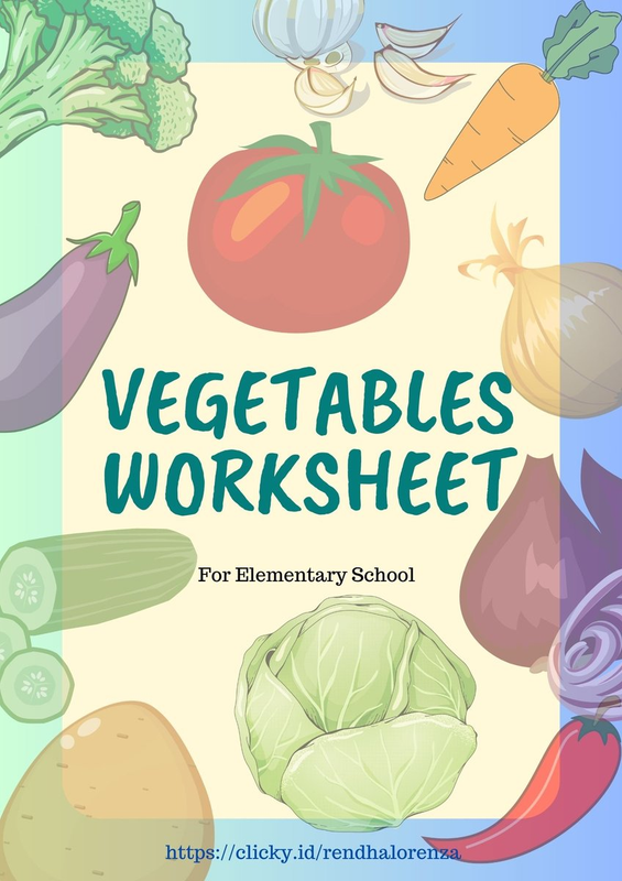 Highlight image for VEGETABLES WORKSHEET