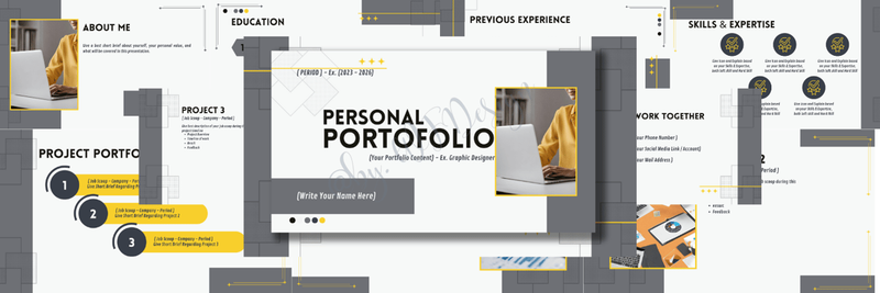Highlight image 1 for [100 Download Only!] Portfolio Template - Professional