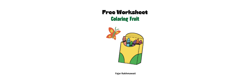 Highlight image for Free Worksheet Coloring Fruit