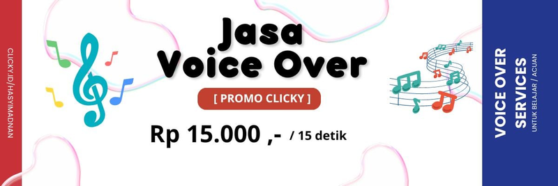 Highlight image 1 for Jasa Voice Over Video Short 15-30 Detik [PROMO]