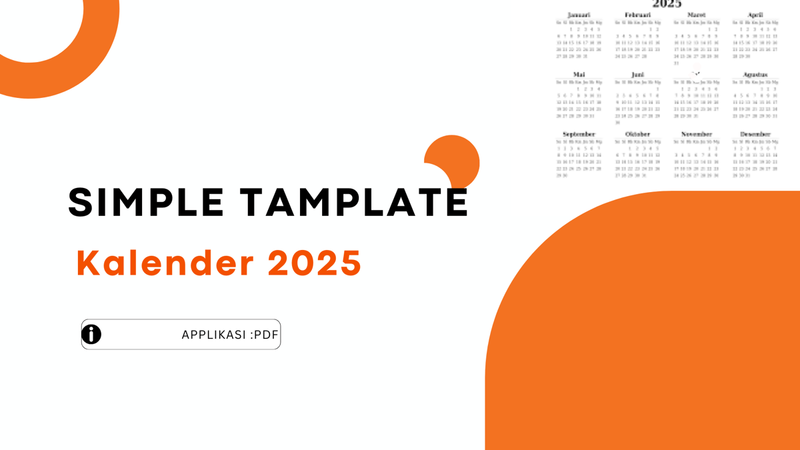 Highlight image for Desain Kalender 2025