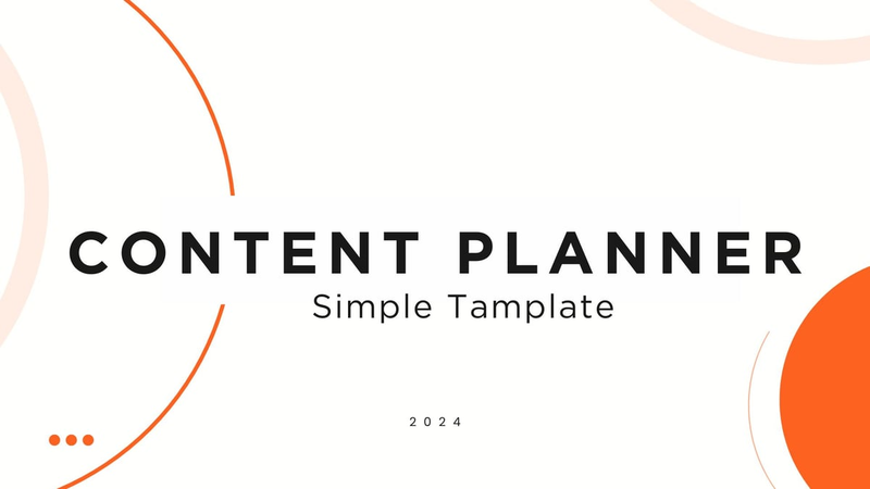 Highlight image for Template Content Planner Solusi perencanan stratego konten yang efektif