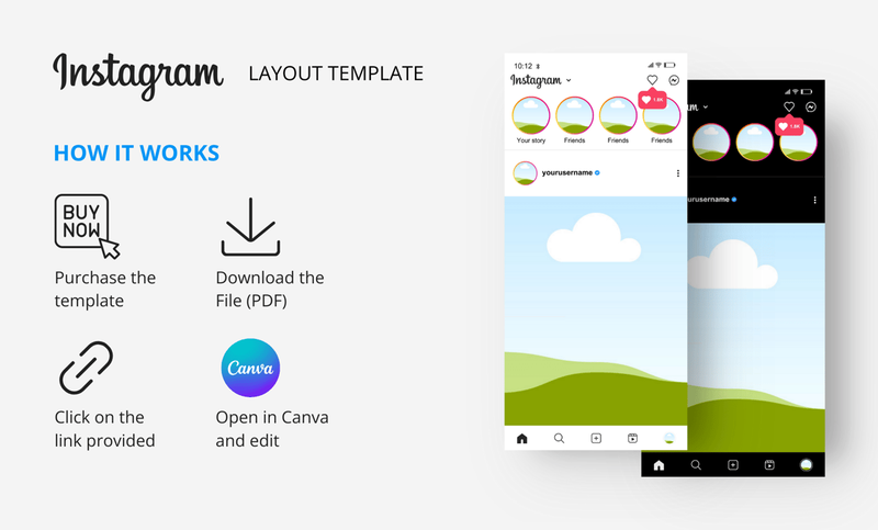 Highlight image for Instagram Layout Template