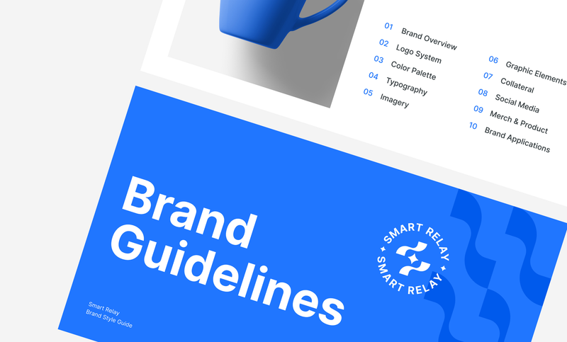 Highlight image 2 for Smart Relay - Brand Guidelines Template