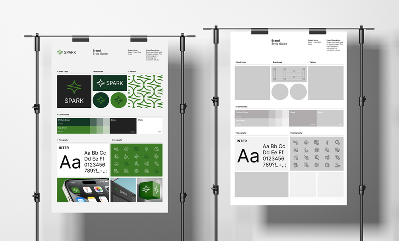 Highlight image 1 for Spark - Brand Style Guide Template