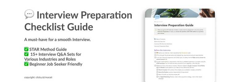 Highlight image 1 for Interview Preparation Checklist Guide - Notion