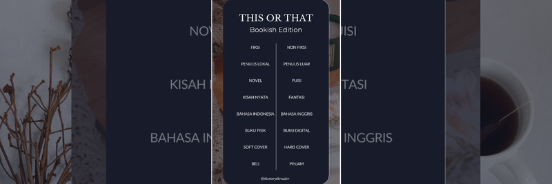 Highlight image for [FREE TEMPLATE] Game Instagram: This or That - Bookish Edition