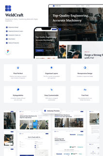 image for FREE UI KIT! Weldcraft - Welding Company Profile Website button