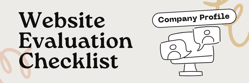 Highlight image for Company Profile Website Evaluation Checklist