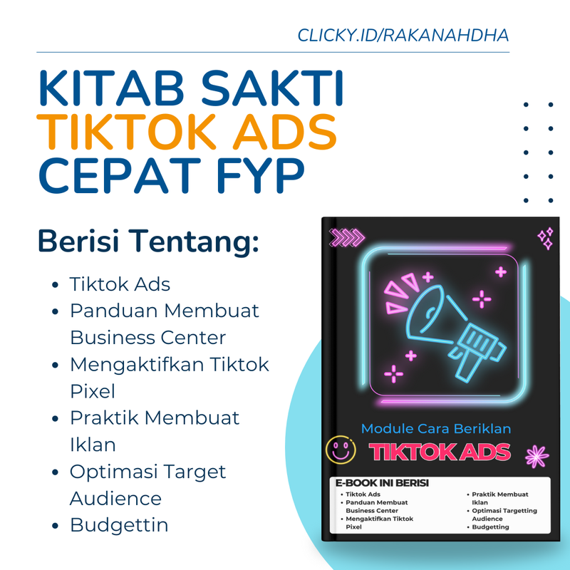 Highlight image for KITAB SAKTI TIKTOK ADS CEPAT FYP 