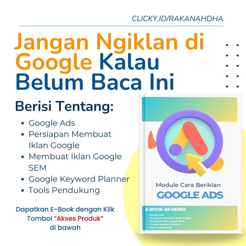 Highlight image for ✋🚫Jangan Ngiklan di Google Kalau Belum Baca Ini