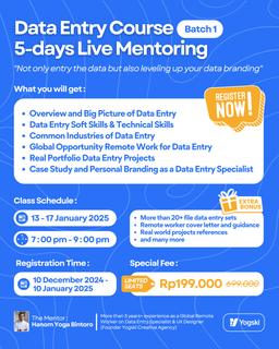 image for Data Entry Course 5-Days Live Mentoring button