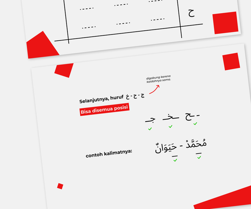Highlight image for E-Book Materi Dasar Menulis Arab vol.1