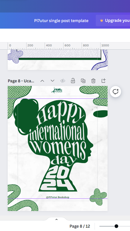Highlight image for FREE Canva Template Ucapan Happy International Women's Day (by drnuramita)
