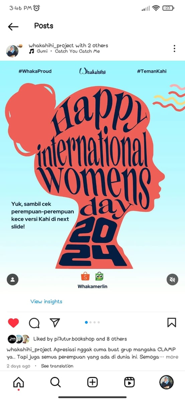 Highlight image for FREE Canva Template Ucapan Happy International Women's Day (by drnuramita)
