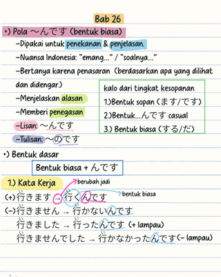 image for Bab 26 私の勉強ノート button