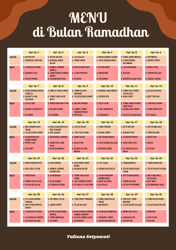 Highlight image for Menu di Bulan Ramadhan