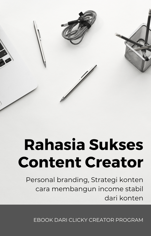Highlight image for "Rahasia Sukses Content Creator: Personal Branding, Strategi Konten, dan Income Stabil di Kitab Konten Kreator"