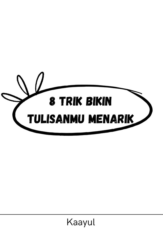 Highlight image for [Free E-Book] 8 Trik Bikin Novelmu Menarik