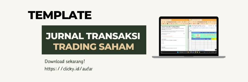 Highlight image 1 for MUDAH ! Jurnal Transaksi Trading Saham Siap Pakai