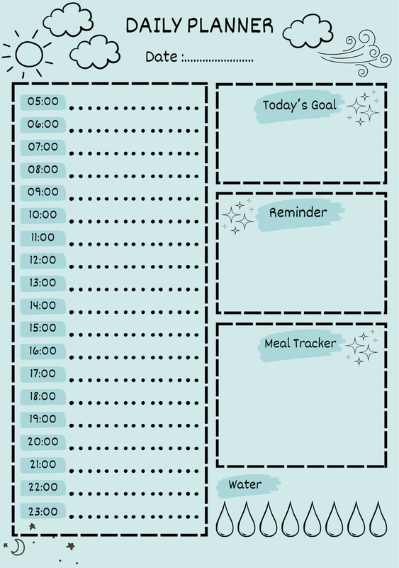 Highlight image for [FREE] Contoh Template Daily Planner (Rencana Harian)