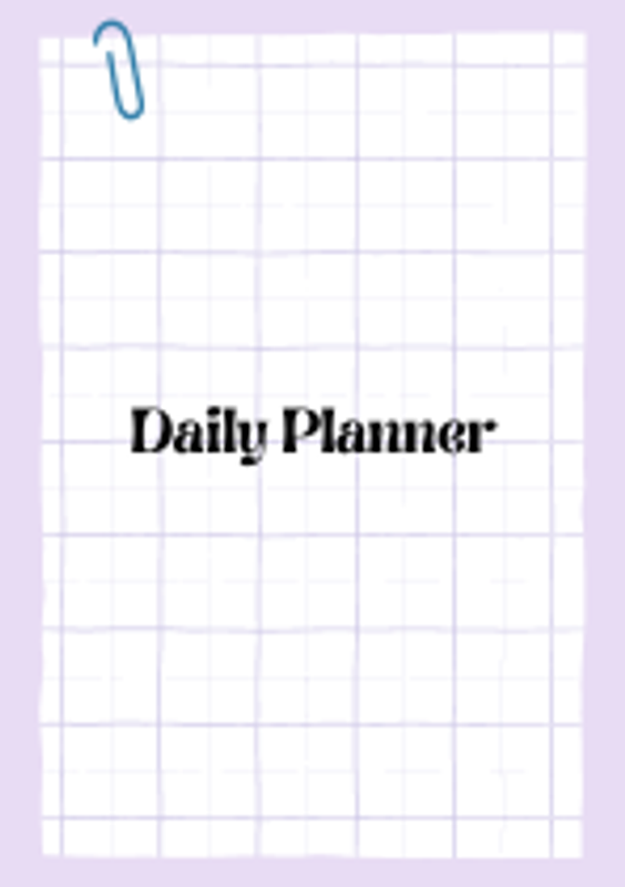 Highlight image for [FREE] Template Daily Planner - Blue Note