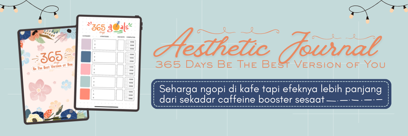 Highlight image for Digital Aesthetic Bullet Journal 365 Days Planner Be The Best Version of You [PDF]