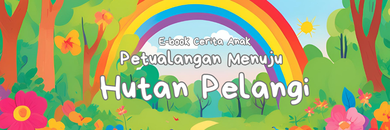 Highlight image 1 for E-Book Cerita Anak - Petualangan Menuju Hutan Pelangi