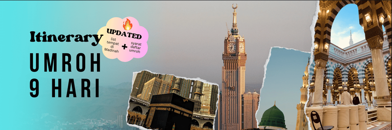 Highlight image for FREE 🔥 Itinerary Umroh regular 9D 