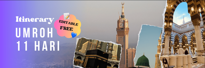 Highlight image for FREE 🔥 Itinerary Umroh Reguler 11 hari