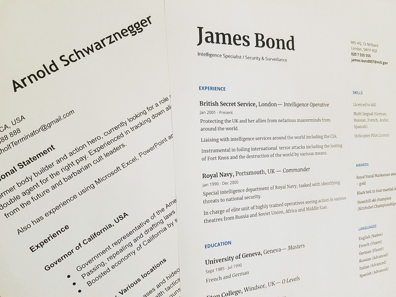 Highlight image 1 for Best CV Template Bahasa Inggris