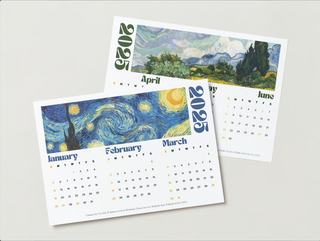 image for Calendar 2025 - Van Gogh button