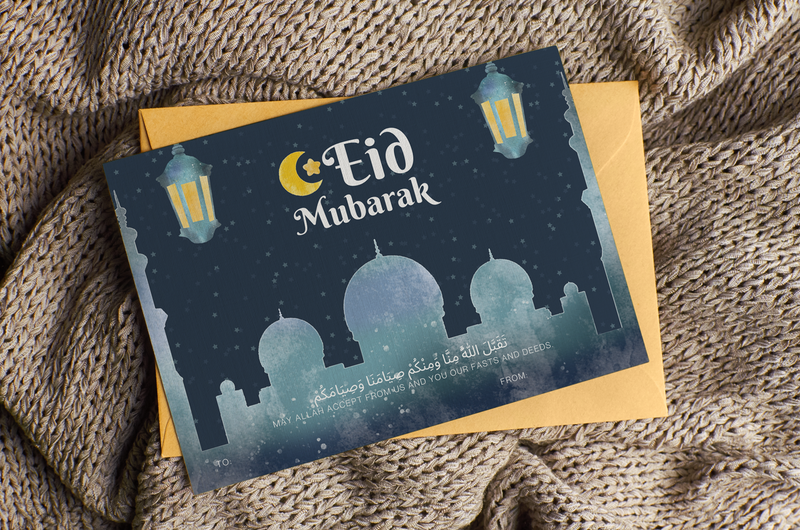 Highlight image 2 for Blue Mosque Amplop Lebaran dan Kartu Ucapan