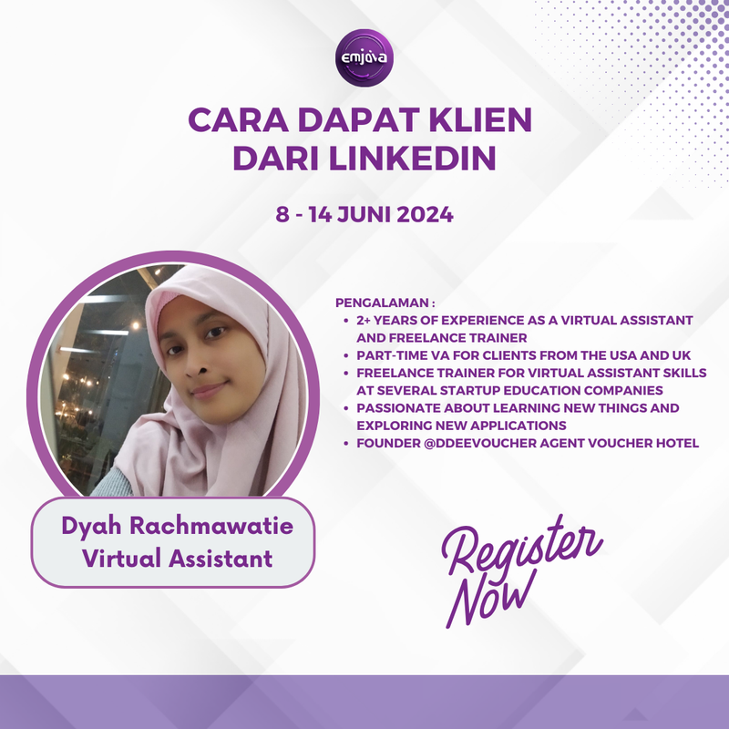 Highlight image 2 for Kelas Online Cara Dapat Klien Dari Linkedin dan Upwork