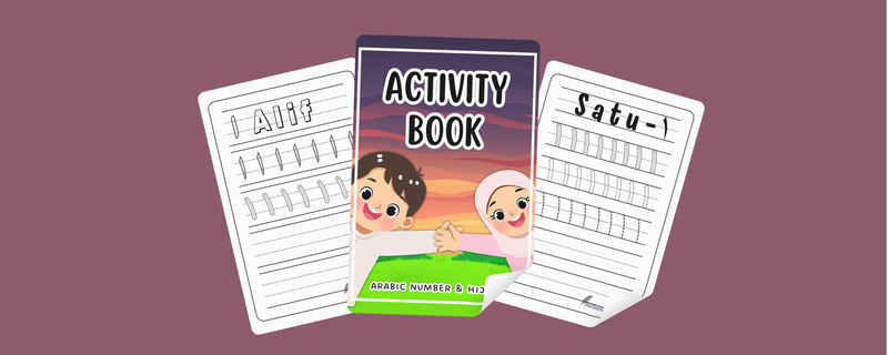 Highlight image for Activity Book: Belajar Menulis Huruf Hijaiyah & Angka Arab untuk Anak Usia 4-8 Tahun