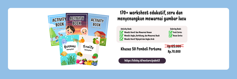 Highlight image for [PROMO] Paket Activity Book & Coloring Book (Isi 5 Buku)