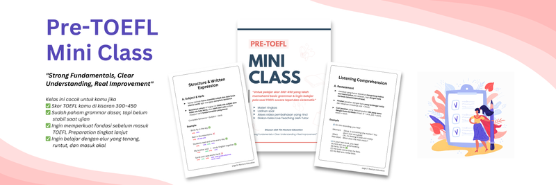 Highlight image for [Mini Class Pre-TOEFL] 