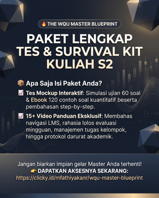 image for (199 RIBU) Paket WQU Master Blueprint: Paket Lengkap Tes + 15+ Video Panduan Kuliah WQU button