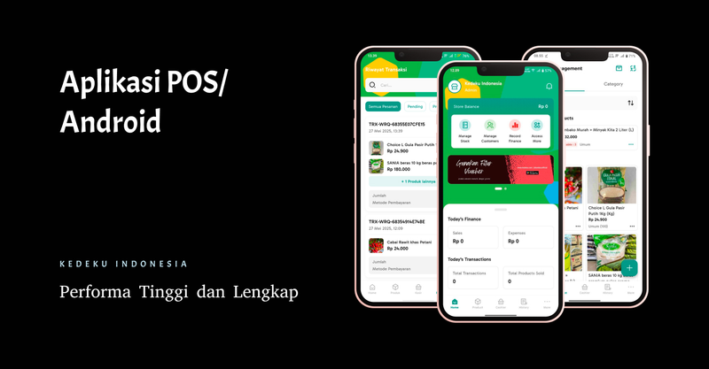 Highlight image for Aplikasi POS/Kasir Android (Kedeku) - Akses 3 Bulan Premium