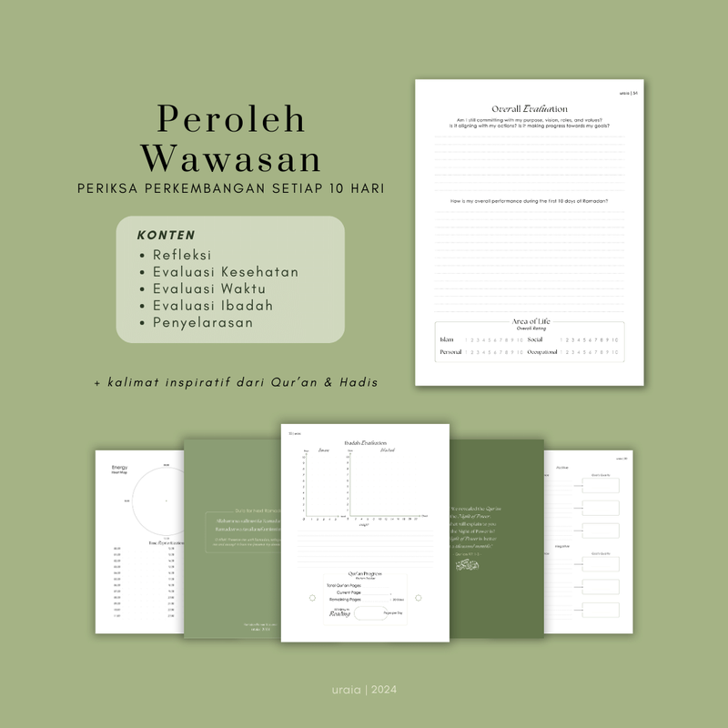 Highlight image 4 for (Bhs Indonesia) Ramadhan 1445 H Digital Planner & Journal