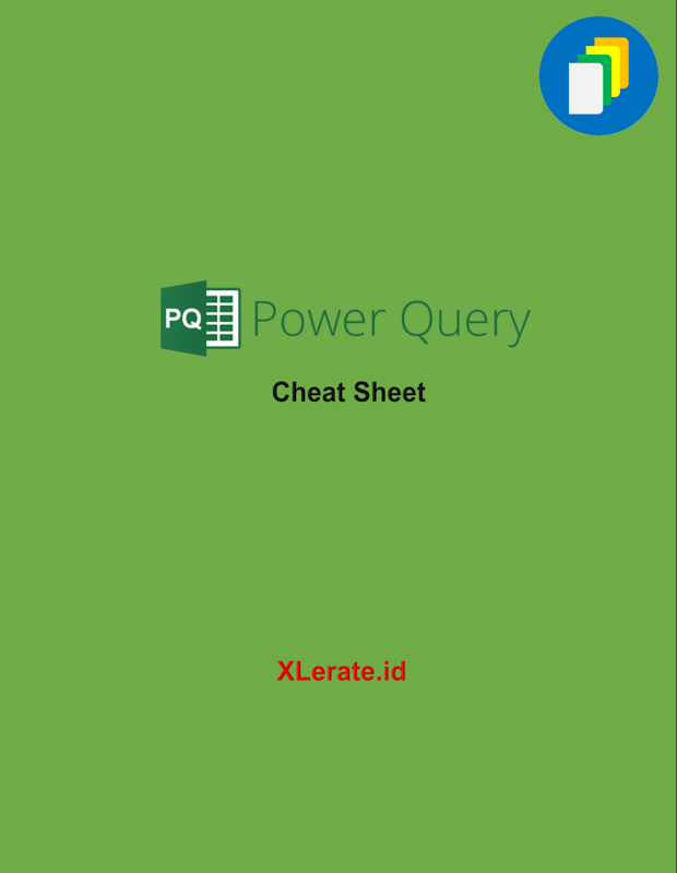 Highlight image for [FREE] EBook Power Query Cheat Sheet