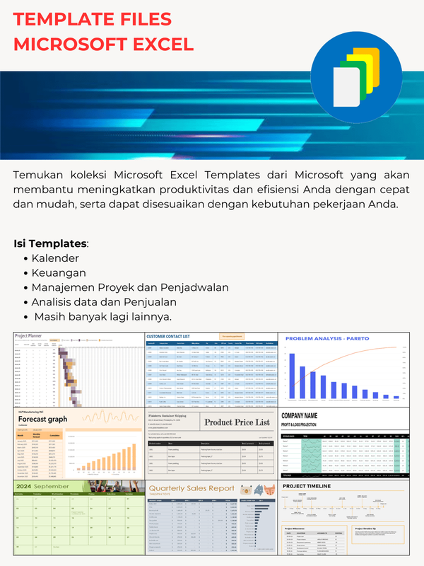 Highlight image for FREE] - Microsoft Excel Templates dari Microsoft
