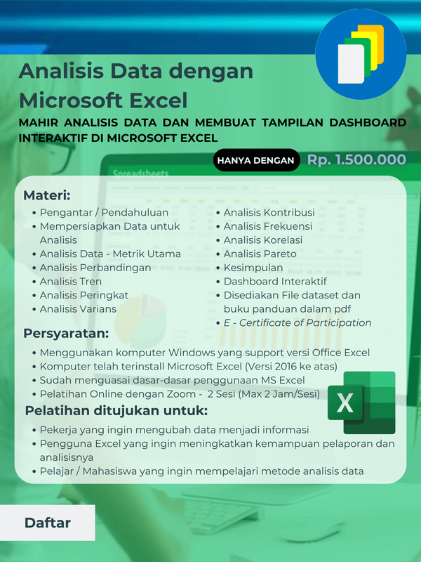 Highlight image 1 for Analisis Data dengan Microsoft Excel