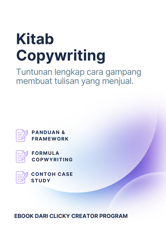 Highlight image for Kitab Copywriting - Produk Clicky.id Creator Program