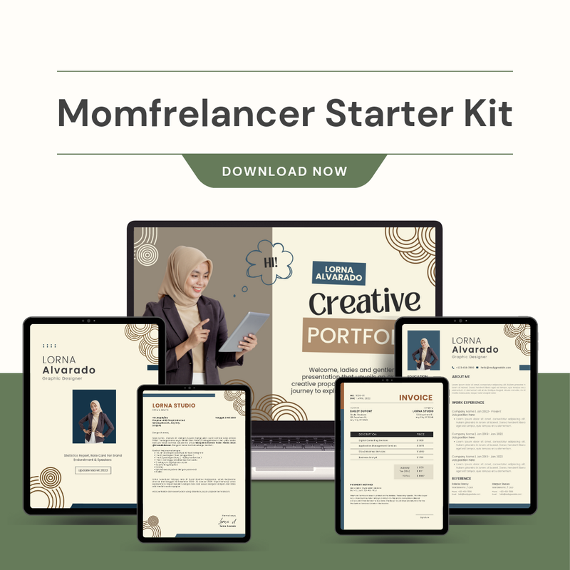 Highlight image for Momfreelancer Starter Kit | Template CV, Invoice, Surat Kerjasama, Portofolio dan Ratecard