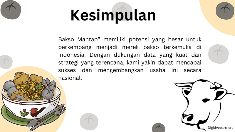 Highlight image 2 for Template Proposal Usaha Kuliner Paling Laris Se-Indonesia